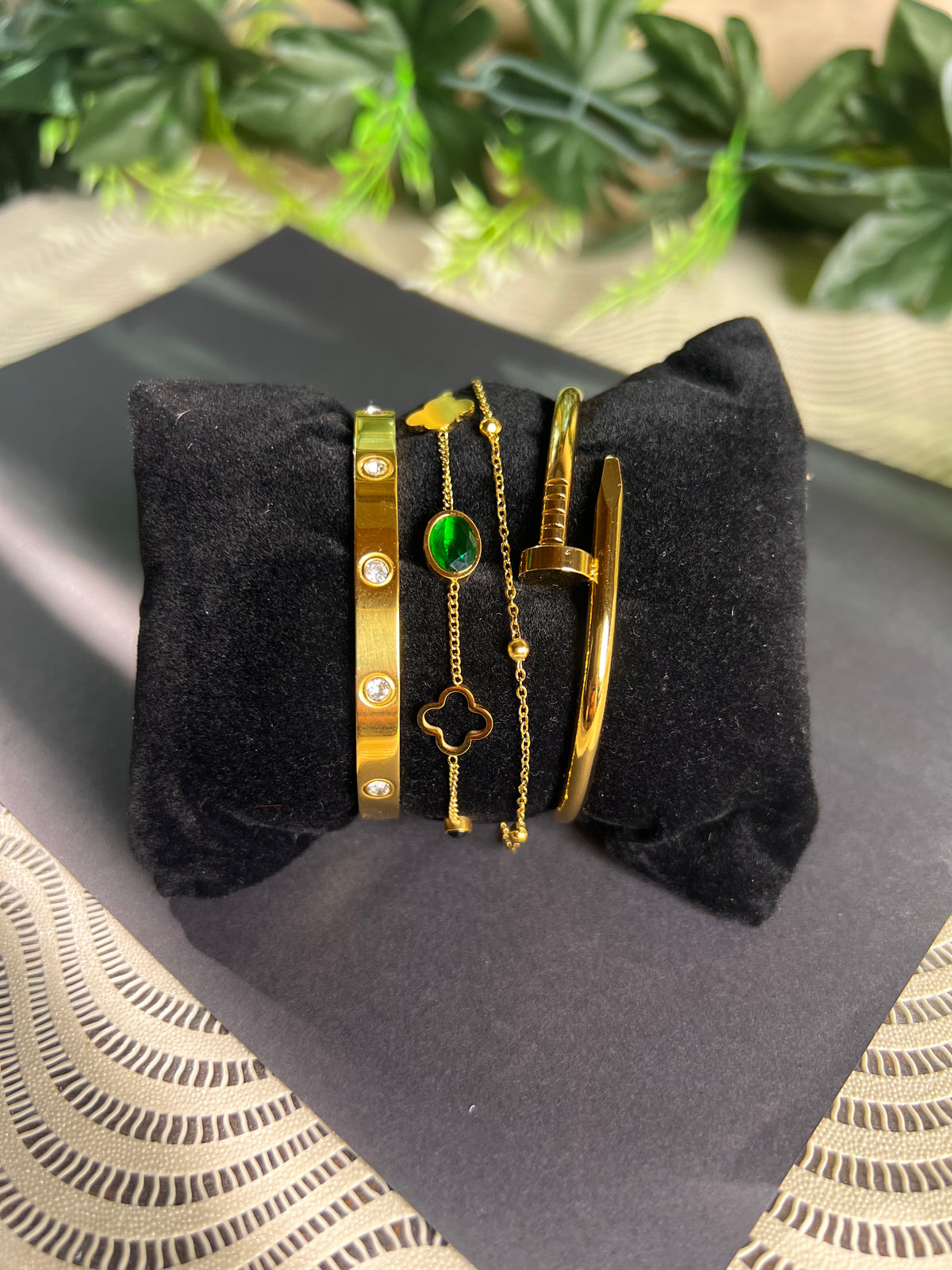 Gold Bracelet Stack ✨