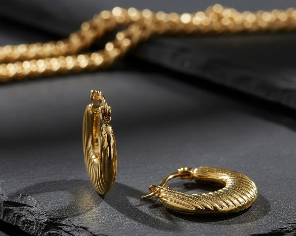 Gold Hoop Earring