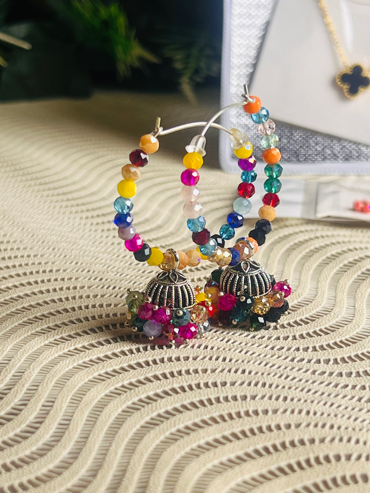 Multi color earrings