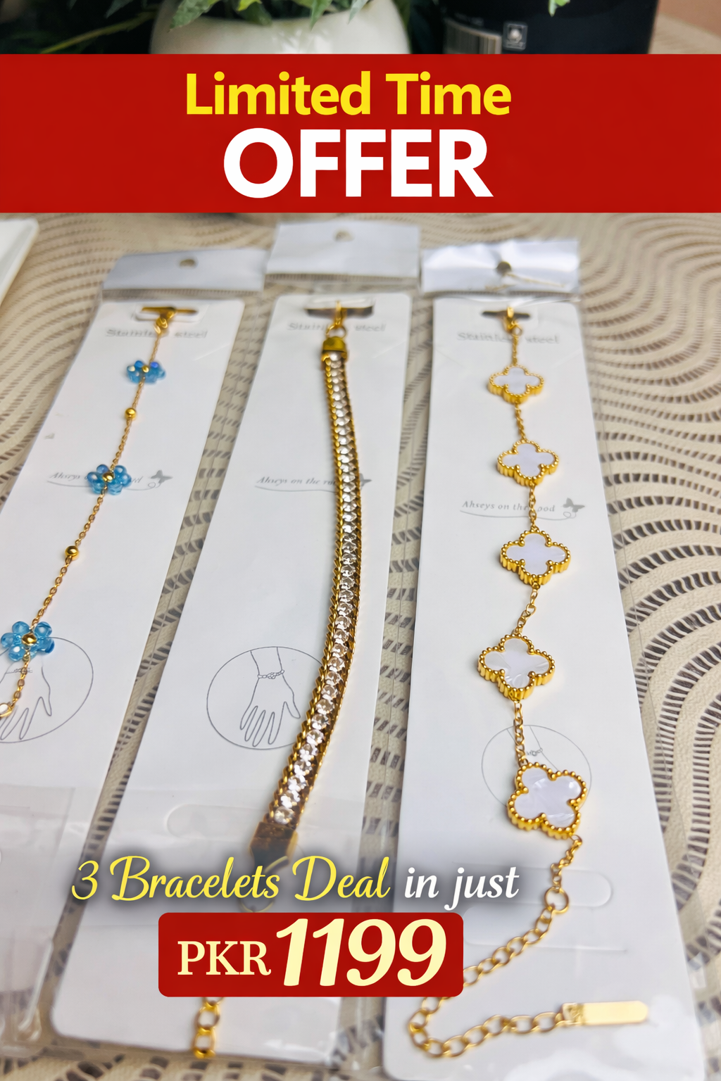 3 Bracelets