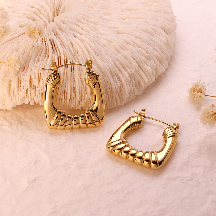 Square Hoop Earring