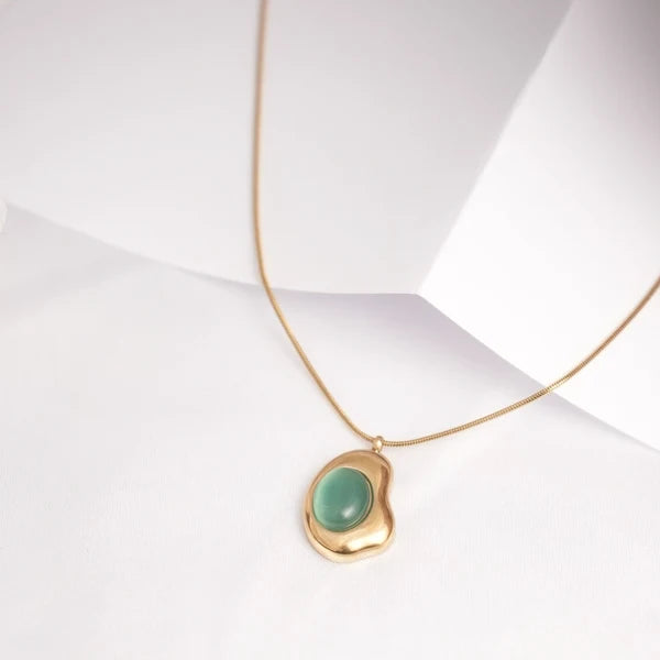 Turquoise Glow Pendant Necklace