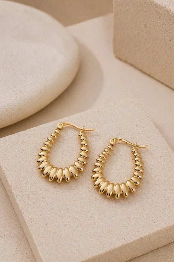Twisted Hoop Earrings