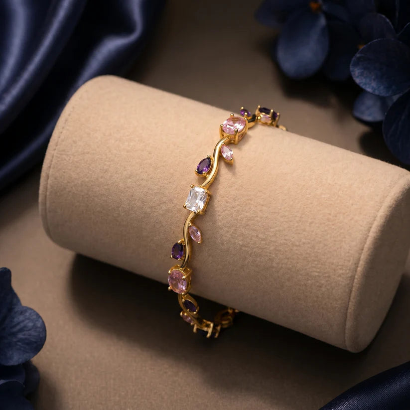 Tulip Sapphire Bloom Bracelet