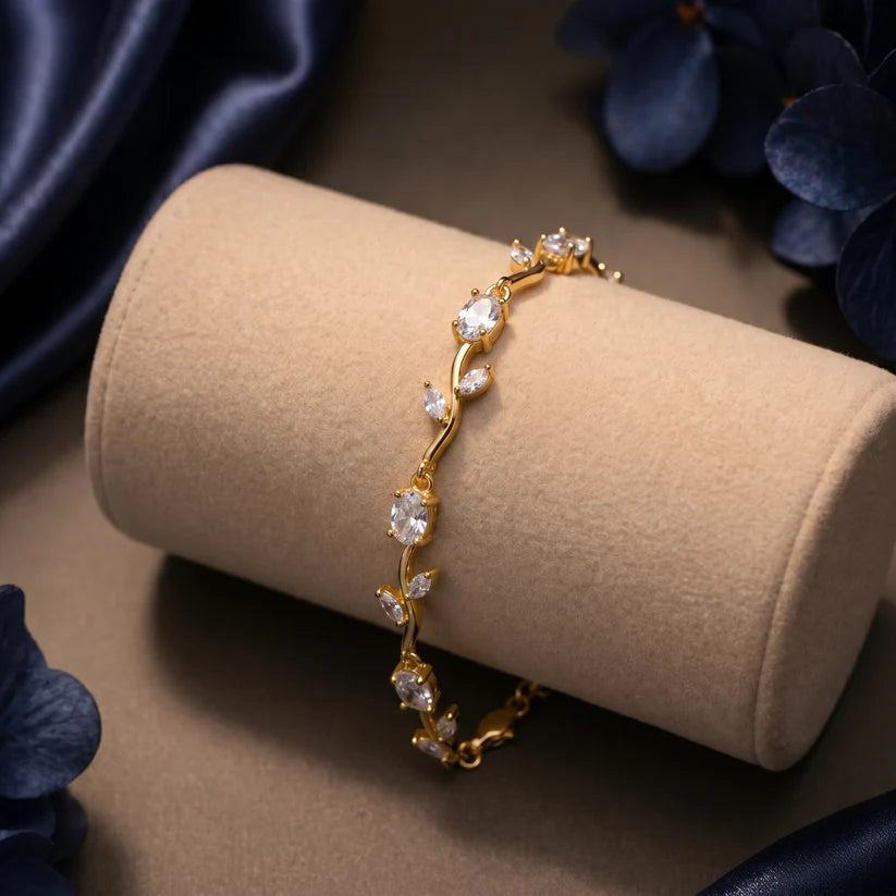 Tulip Crystal Blossom Bracelet