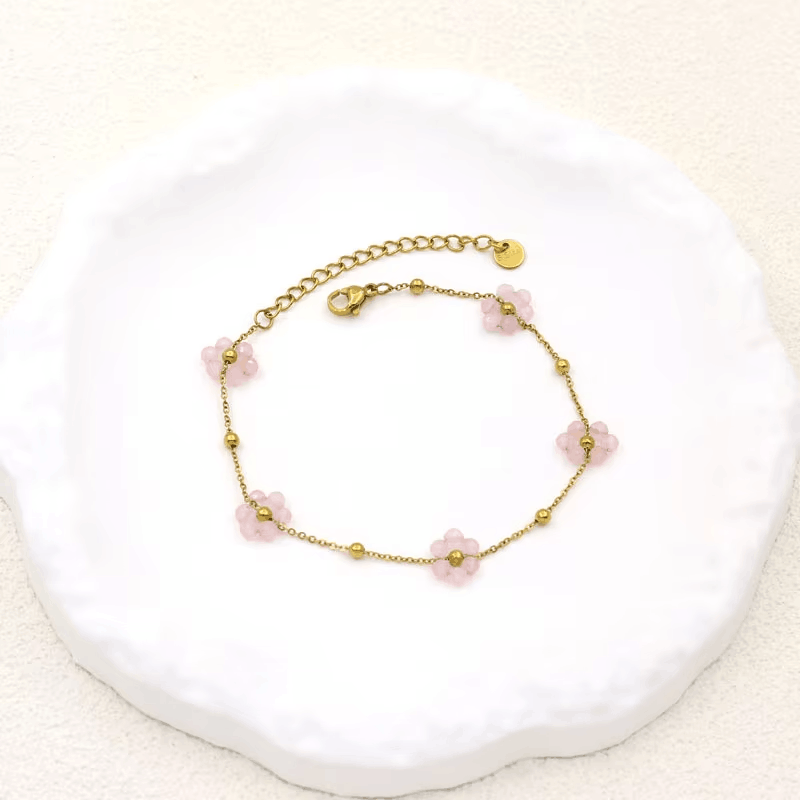 Golden Daisy Chain Bracelet