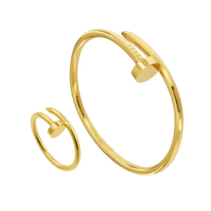 Set Screw Nail (Bracelet + Ring)