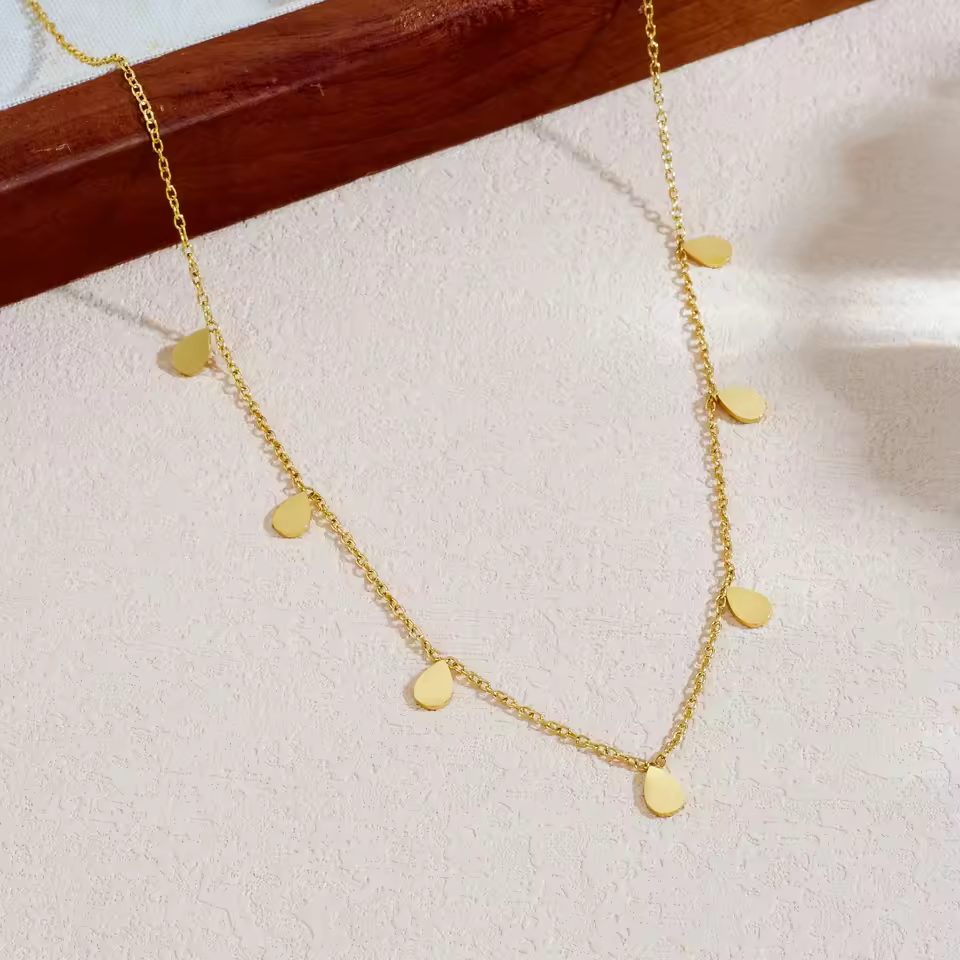 Water Drop Necklace Women